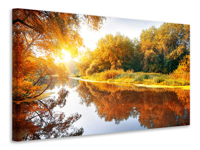 canvas-print-forest-reflection-in-water