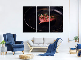 3-piece-canvas-print-meat-in-the-pan