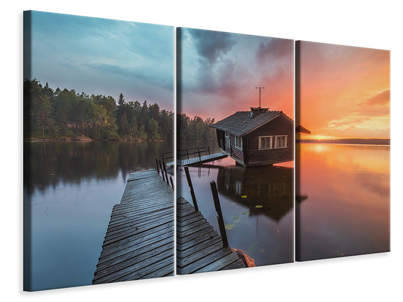 3-piece-canvas-print-the-inclined-sauna