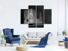 4-piece-canvas-print-construction-art