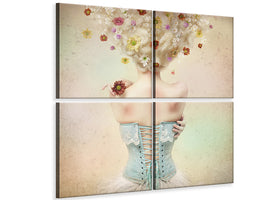 4-piece-canvas-print-girl-of-the-flower-garden