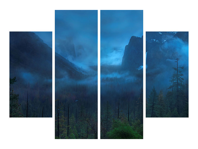 4-piece-canvas-print-gloomy-mountain