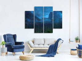 4-piece-canvas-print-gloomy-mountain