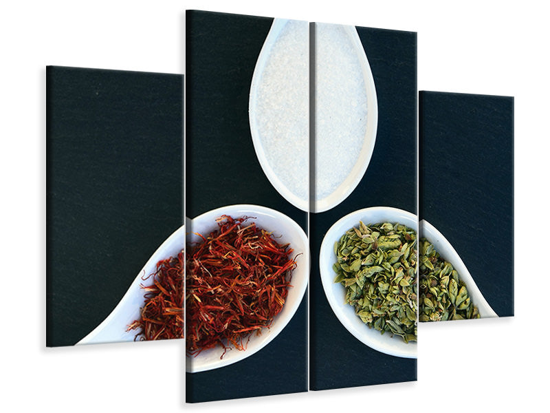 4-piece-canvas-print-italian-spice-spoons