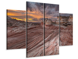 4-piece-canvas-print-last-light-at-white-pocket