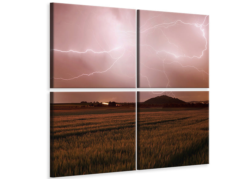 4-piece-canvas-print-lightshow