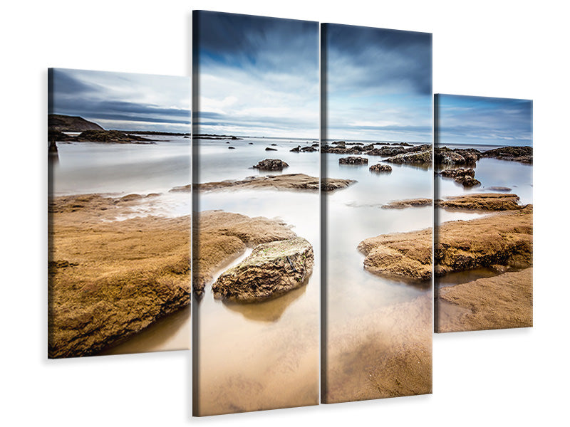 4-piece-canvas-print-mystic-mood-by-the-sea