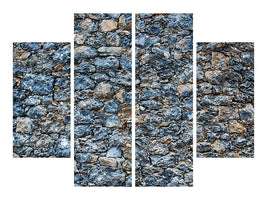 4-piece-canvas-print-old-stone-wall-iii