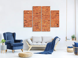 4-piece-canvas-print-red-brick-wall-p