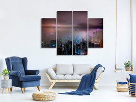 4-piece-canvas-print-smog-in-hong-kong