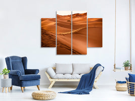 4-piece-canvas-print-traces-in-the-desert