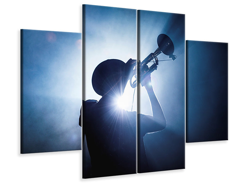 4-piece-canvas-print-trumpet-player