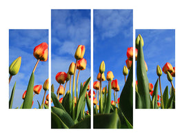 4-piece-canvas-print-tulips-tower-to-the-sky