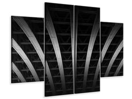 4-piece-canvas-print-under-the-bridge-a