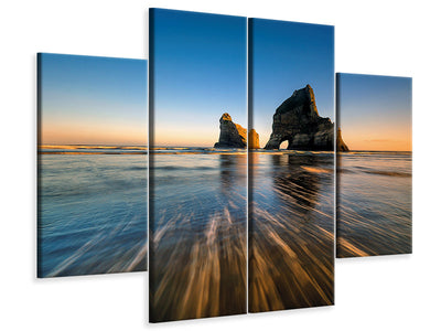 4-piece-canvas-print-wharaiki-beach