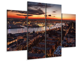 4-piece-canvas-print-wintersunset