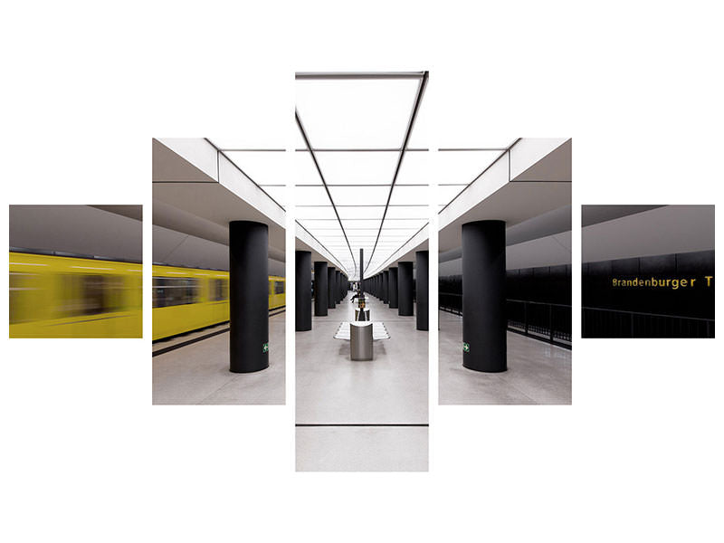 5-piece-canvas-print-berlin-subway