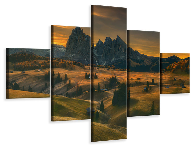 5-piece-canvas-print-calm