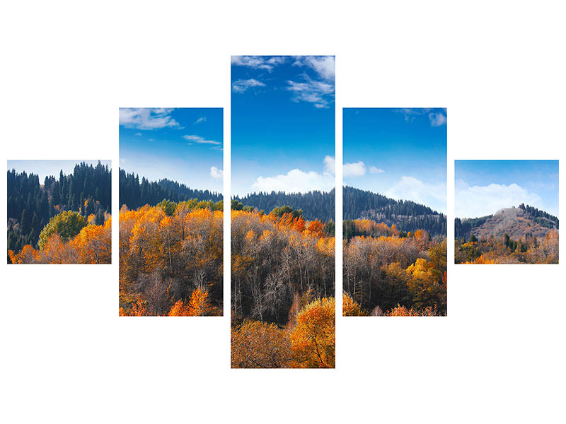 5-piece-canvas-print-clouds-gather