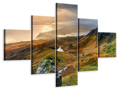 5-piece-canvas-print-idyllic-mountain-landscape