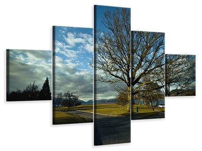 5-piece-canvas-print-loch-lomond