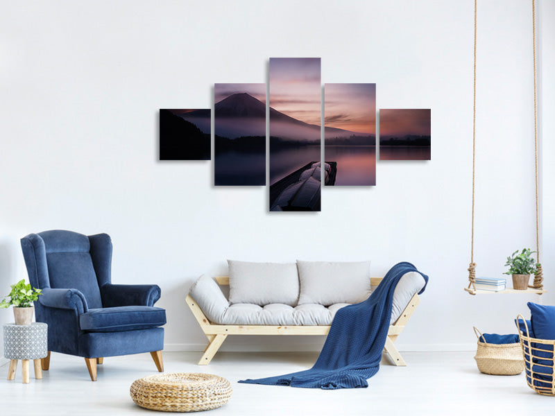 5-piece-canvas-print-mystic-fuji