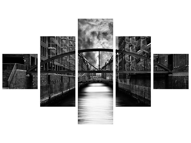 5-piece-canvas-print-the-other-side-of-hamburg