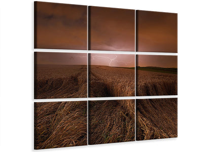 9-piece-canvas-print-morning-storm