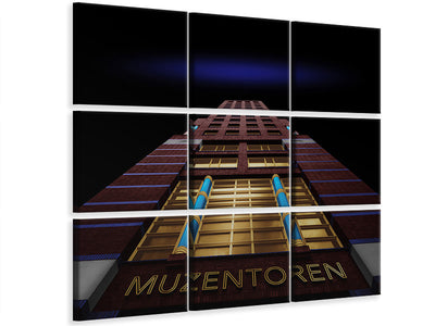 9-piece-canvas-print-muzentoren