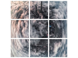9-piece-canvas-print-shanghai-aerial-pano