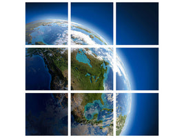9-piece-canvas-print-the-earth