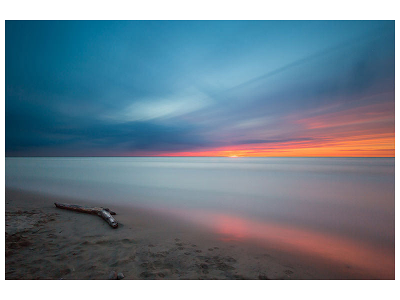 canvas-print-beach-in-the-sunset