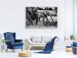 canvas-print-elephant-family-x