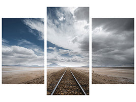 modern-3-piece-canvas-print-the-long-road