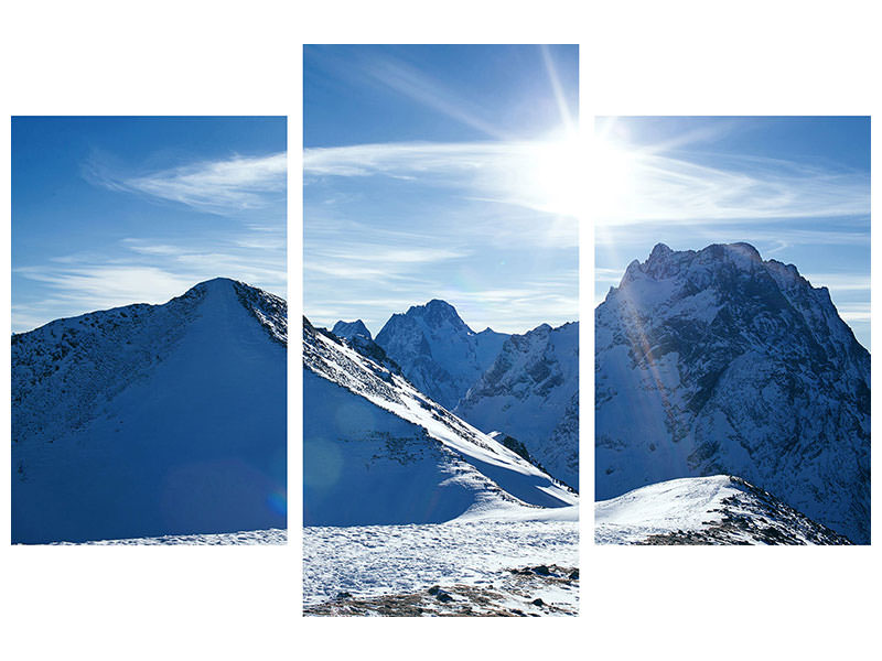 modern-3-piece-canvas-print-the-mountain-in-snow