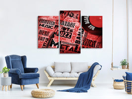 modern-3-piece-canvas-print-writings-music-grunge