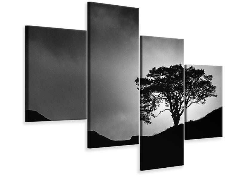 modern-4-piece-canvas-print-lone-tree