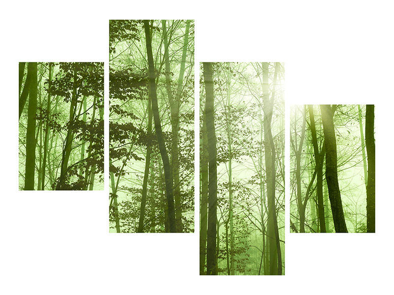 modern-4-piece-canvas-print-nibelungen-forest