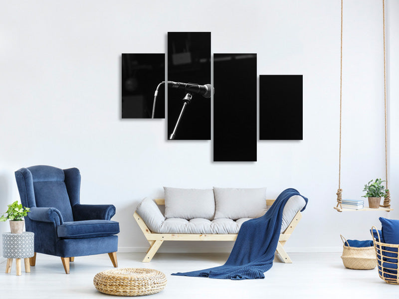 modern-4-piece-canvas-print-on-stage