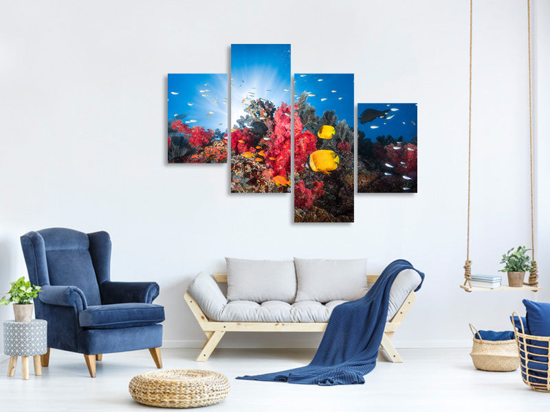 modern-4-piece-canvas-print-reef-life