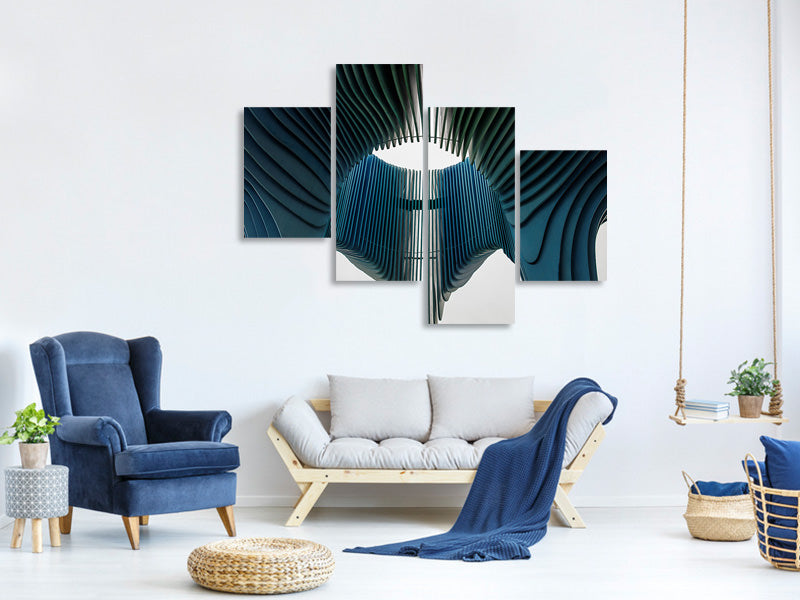 modern-4-piece-canvas-print-sculpture