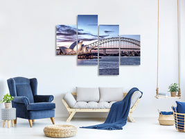 modern-4-piece-canvas-print-skyline-sydney-opera-house