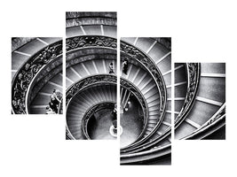modern-4-piece-canvas-print-stairs-in-the-vatican