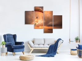 modern-4-piece-canvas-print-suspended-with-ferdi-toy-and-guillaume-galvani