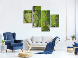 modern-4-piece-canvas-print-terrace-walking