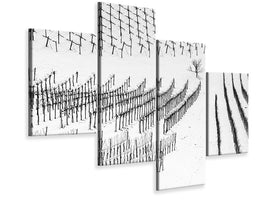 modern-4-piece-canvas-print-winter-lines