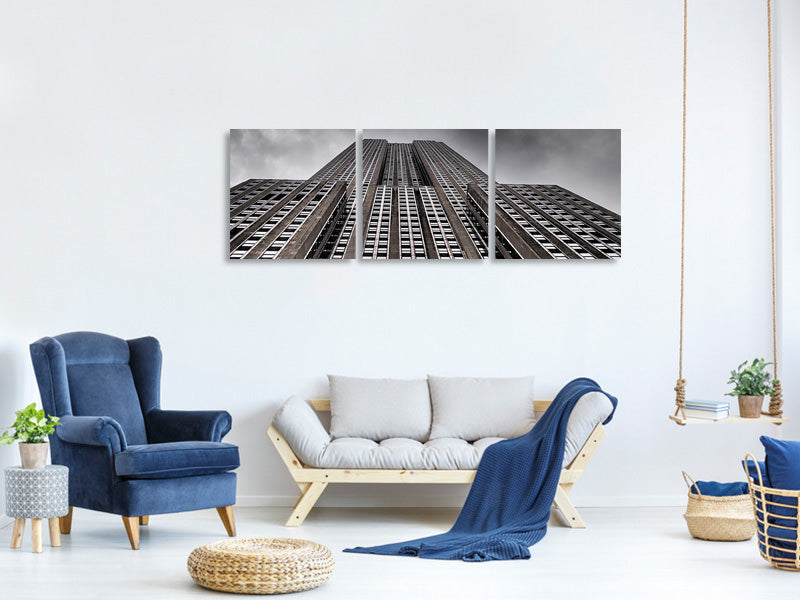 panoramic-3-piece-canvas-print-empire-state-building-ii