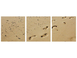 panoramic-3-piece-canvas-print-footprints-in-the-sand