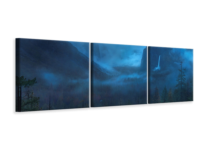 panoramic-3-piece-canvas-print-gloomy-mountain