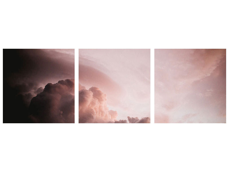 panoramic-3-piece-canvas-print-pink-clouds